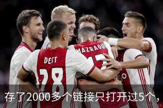 存了2000多个链接只打开过5个，他干脆自己写了个工具